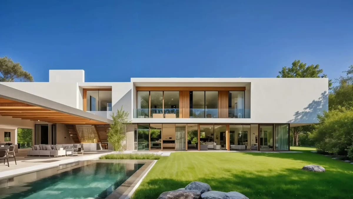 AI exterior rendering — Example image