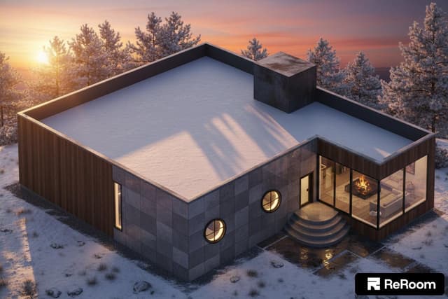 house-exterior in modern-fusion - ReRoom AI